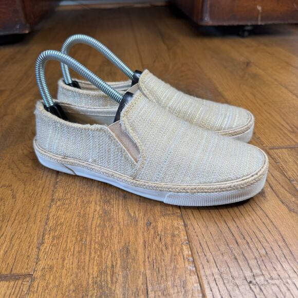 Jack Rogers Shoes - Jack Rogers Tucker Gold Tan Slip On Sneaker Shoe Espadrille Women's Size 6